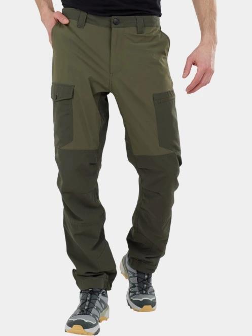 pantaloni de drumetie pt. barbati Fundango Taroom Hiking Pants oliv 2