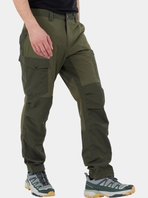 pantaloni de drumetie pt. barbati Fundango Taroom Hiking Pants oliv 5
