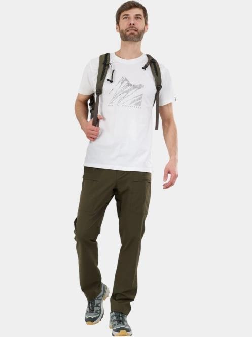 pantaloni de drumetie pt. barbati Fundango Elkford Cargo Trekking Pants verde 4