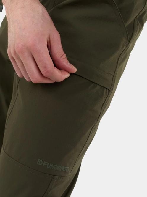 pantaloni de drumetie pt. barbati Fundango Elkford Cargo Trekking Pants verde 5