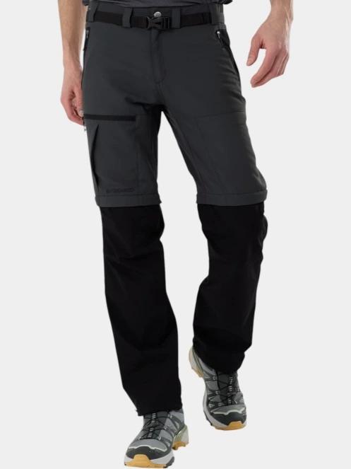 pantaloni de drumetie pt. barbati Fundango Aniak 2in1 Trekking Pants gri 2