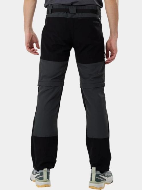 pantaloni de drumetie pt. barbati Fundango Aniak 2in1 Trekking Pants gri 3