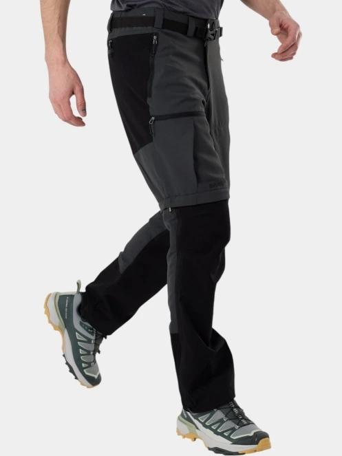 pantaloni de drumetie pt. barbati Fundango Aniak 2in1 Trekking Pants gri 5