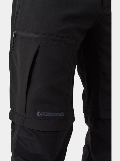 pantaloni de drumetie pt. barbati Fundango Aniak 2in1 Trekking Pants negru 6