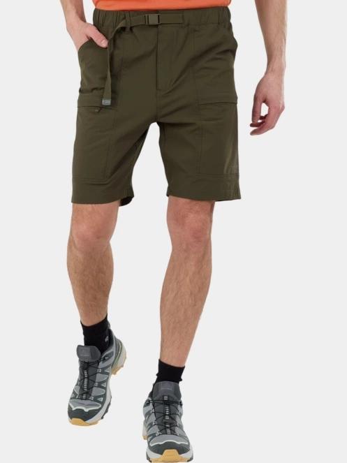 pantaloni scurti cu buzunare laterale, pentru drumetii pt. barbati Fundango Elkford Cargo Trekking Shorts verde 2
