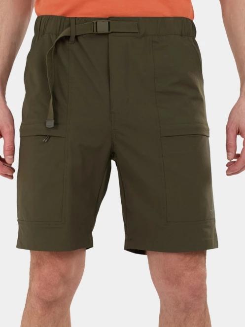 pantaloni scurti cu buzunare laterale, pentru drumetii pt. barbati Fundango Elkford Cargo Trekking Shorts verde 5