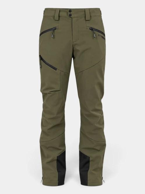 pantaloni softshell pt. barbati Fundango Rob II Softshell Pants oliv 10