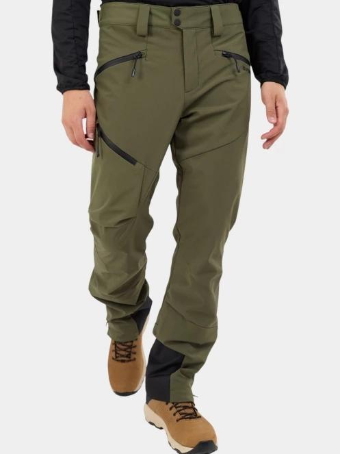 pantaloni softshell pt. barbati Fundango Rob II Softshell Pants oliv 5