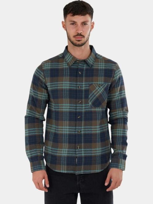 camasa cu maneci lungi pt. barbati Fundango Harris Shirt albastru 2