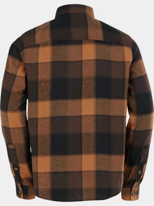 camasa cu maneci lungi pt. barbati Fundango Harris Shirt maro 9