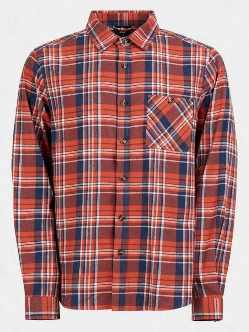 camasa cu maneci lungi pt. barbati Fundango Harris Shirt rosu 7