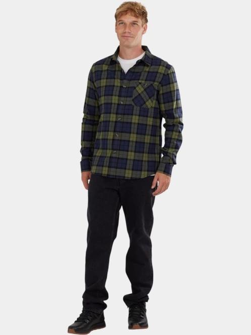 camasa cu maneci lungi pt. barbati Fundango Harris Shirt albastru inchis 4