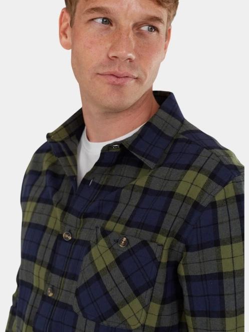 camasa cu maneci lungi pt. barbati Fundango Harris Shirt albastru inchis 6