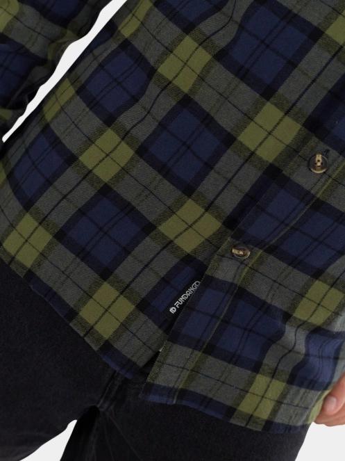camasa cu maneci lungi pt. barbati Fundango Harris Shirt albastru inchis 7