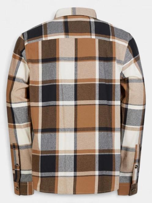 camasa cu maneci lungi pt. barbati Fundango Harris Shirt maro 9