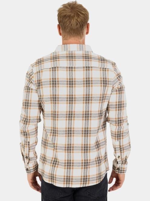 camasa cu maneci lungi pt. barbati Fundango Harris Shirt nisip 3