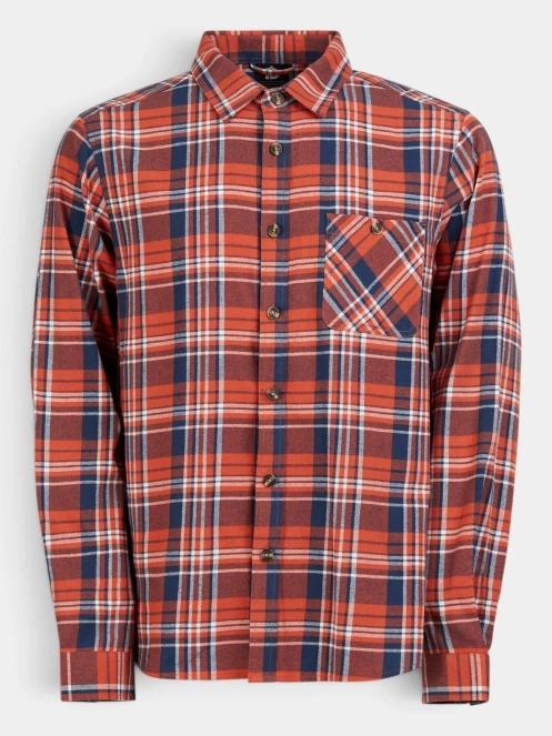 camasa cu maneci lungi pt. barbati Fundango Harris Shirt rosu 7