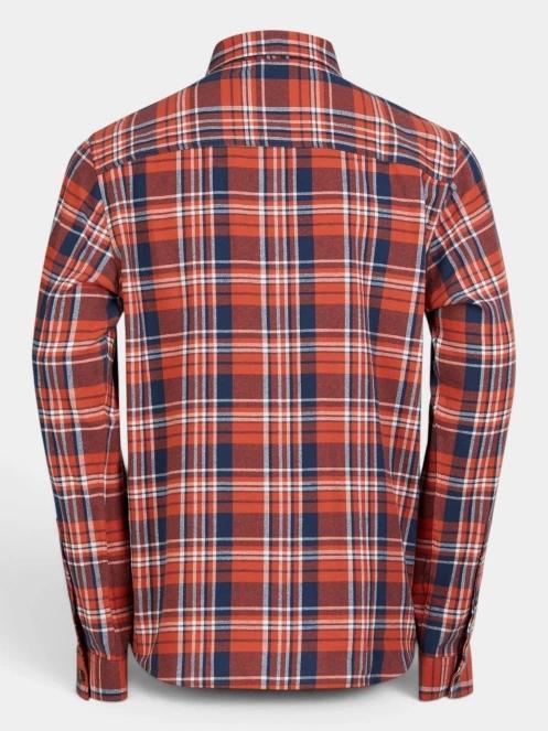 camasa cu maneci lungi pt. barbati Fundango Harris Shirt rosu 8