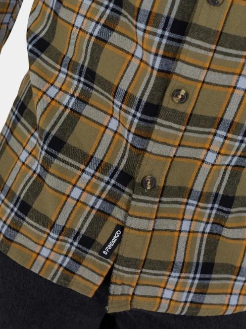camasa cu maneci lungi pt. barbati Fundango Harris Shirt oliv 5