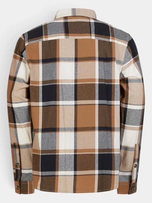 camasa cu maneci lungi pt. barbati Fundango Harris Shirt maro 10