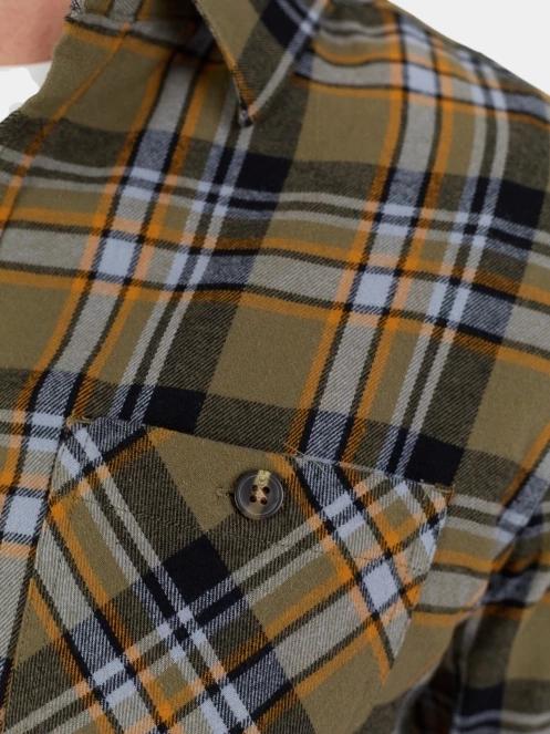 camasa cu maneci lungi pt. barbati Fundango Harris Shirt maro 8