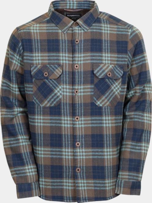 jacheta camasa pt. barbati Fundango Roddy Lined Shirt albastru 8