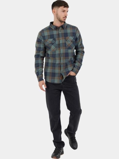 jacheta camasa pt. barbati Fundango Roddy Lined Shirt albastru 4