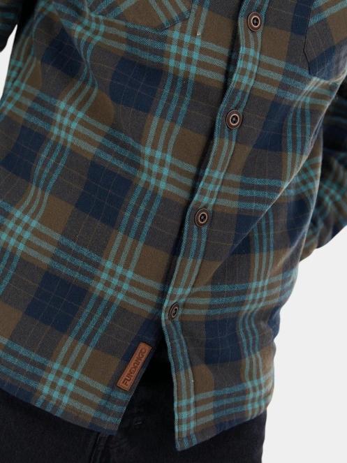 jacheta camasa pt. barbati Fundango Roddy Lined Shirt albastru 6