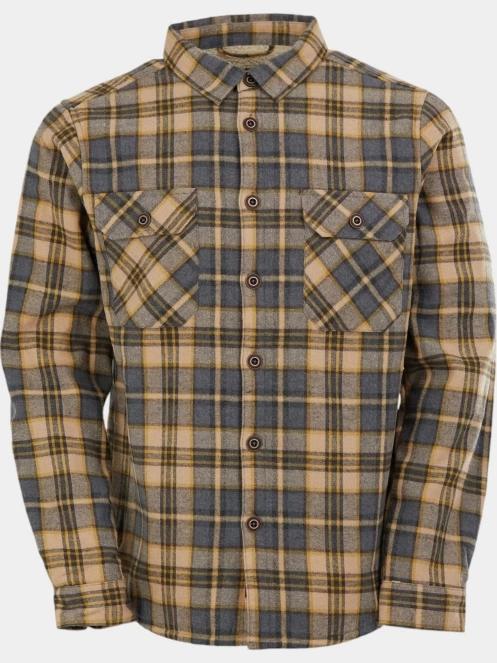 jacheta camasa pt. barbati Fundango Roddy Lined Shirt gri 7