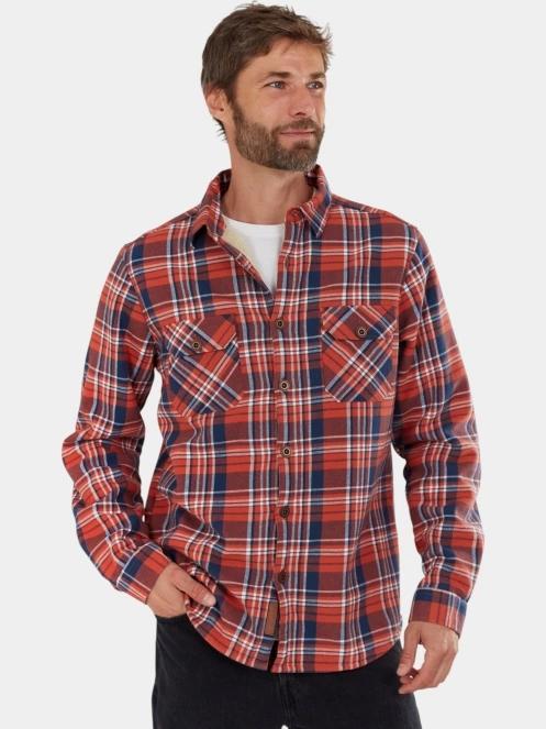 jacheta camasa pt. barbati Fundango Roddy Lined Shirt rosu 2