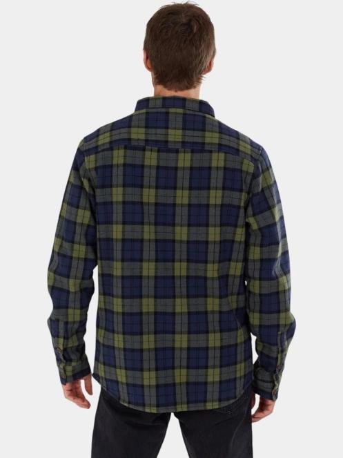 jacheta camasa pt. barbati Fundango Roddy Lined Shirt albastru inchis 3