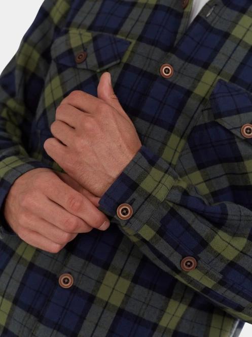 jacheta camasa pt. barbati Fundango Roddy Lined Shirt albastru inchis 7