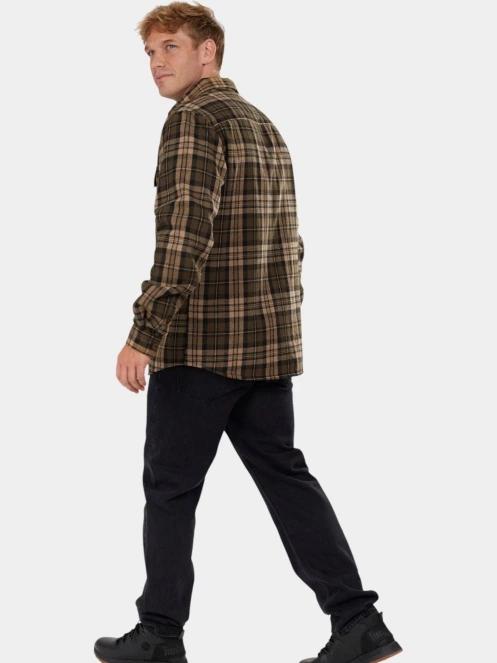 jacheta camasa pt. barbati Fundango Roddy Lined Shirt oliv 4