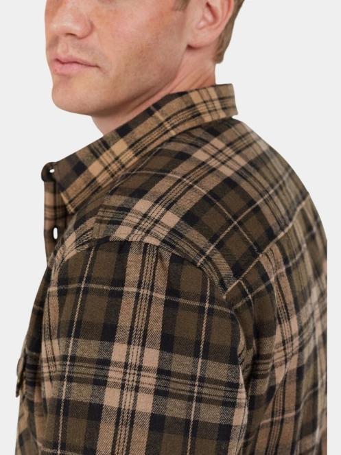 jacheta camasa pt. barbati Fundango Roddy Lined Shirt oliv 7