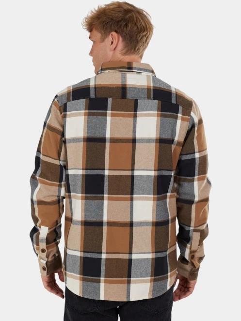 jacheta camasa pt. barbati Fundango Roddy Lined Shirt maro 3