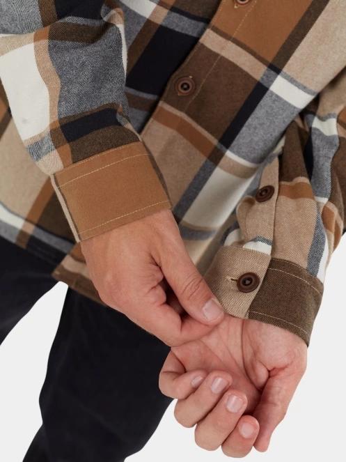 jacheta camasa pt. barbati Fundango Roddy Lined Shirt maro 7