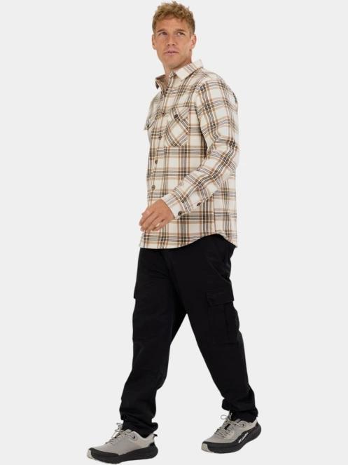 jacheta camasa pt. barbati Fundango Roddy Lined Shirt nisip 4