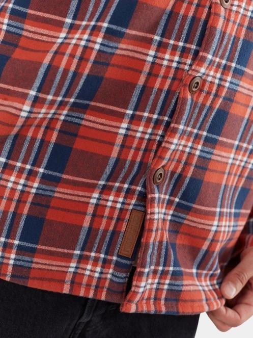 jacheta camasa pt. barbati Fundango Roddy Lined Shirt rosu 8