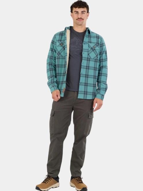 jacheta camasa pt. barbati Fundango Roddy Lined Shirt verde 5