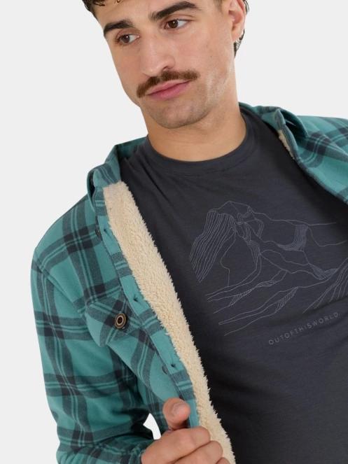 jacheta camasa pt. barbati Fundango Roddy Lined Shirt verde 9