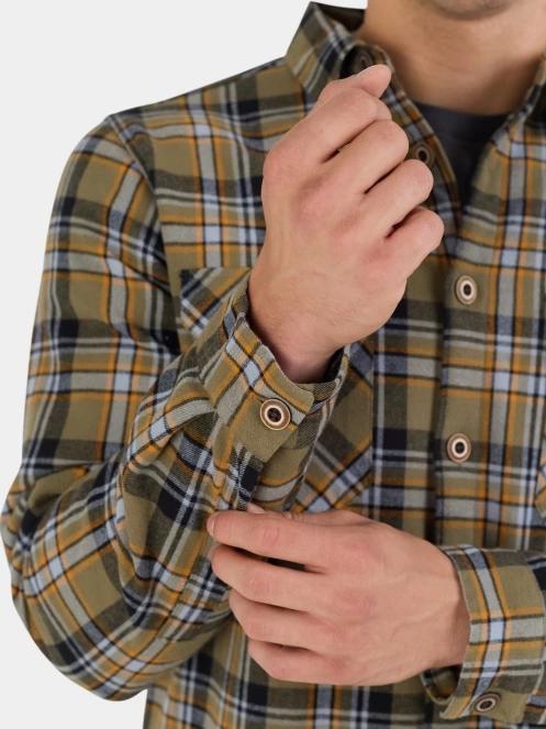 jacheta camasa pt. barbati Fundango Roddy Lined Shirt oliv 8