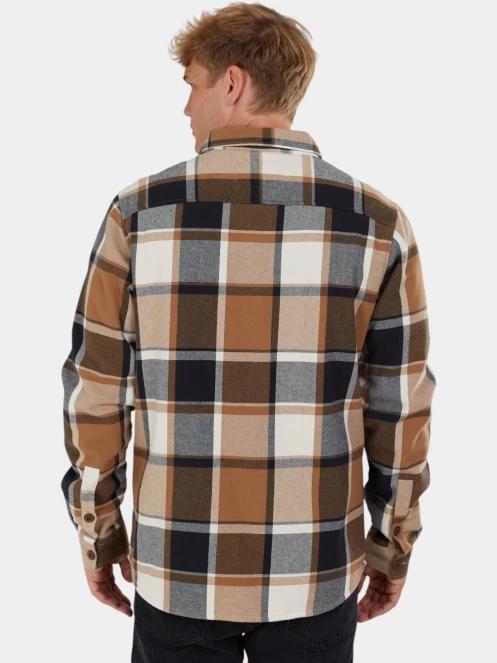 jacheta camasa pt. barbati Fundango Roddy Lined Shirt maro 3