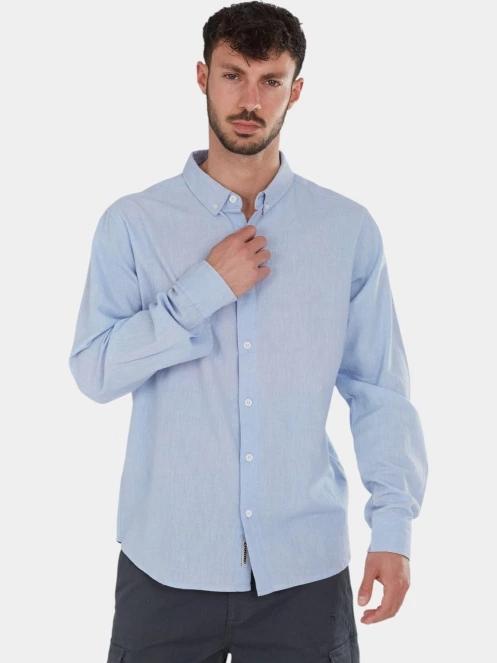 camasa cu maneci lungi pt. barbati Fundango Ronan Shirt albastru 5