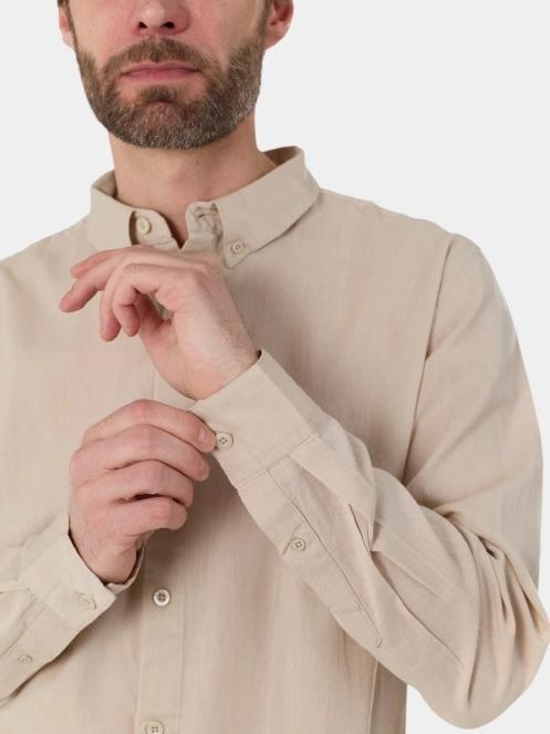 camasa cu maneci lungi pt. barbati Fundango Ronan Shirt nisip 8