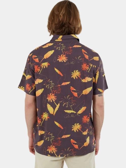 camasa cu maneci scurte pt. barbati Fundango Chase Shirt albastru inchis 3