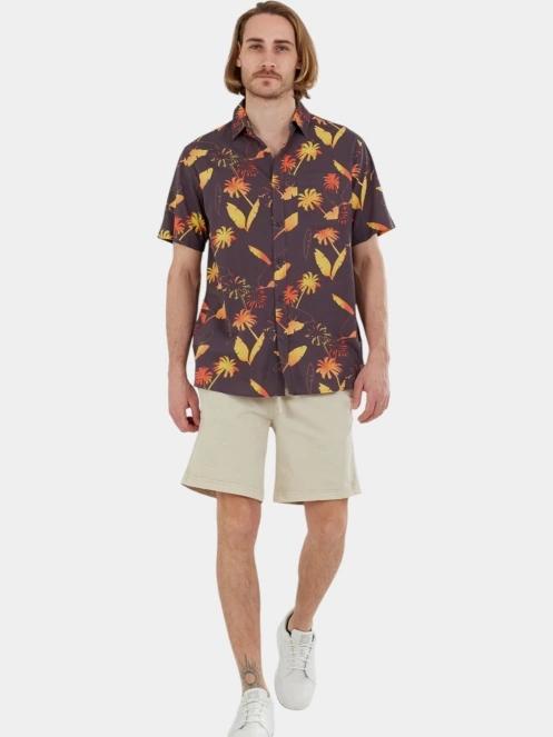 camasa cu maneci lungi pt. barbati Fundango Chase Shirt albastru inchis 4