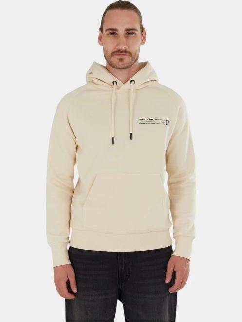 pulover cu gluga pt. barbati Fundango Talis Hooded Sweatshirt nisip 2