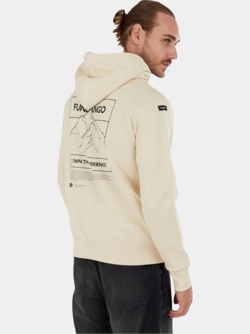 pulover cu gluga pt. barbati Fundango Talis Hooded Sweatshirt nisip 5