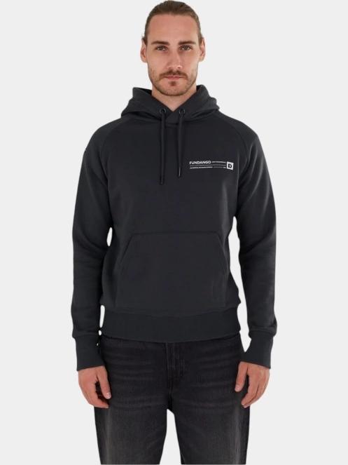 pulover cu gluga pt. barbati Fundango Talis Hooded Sweatshirt gri 2