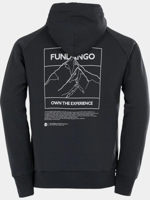 pulover cu gluga pt. barbati Fundango Talis Hooded Sweatshirt gri 9
